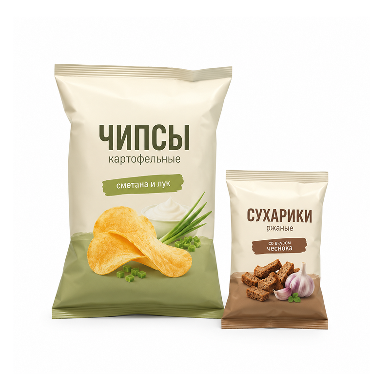 Чипсы, снеки, семечки