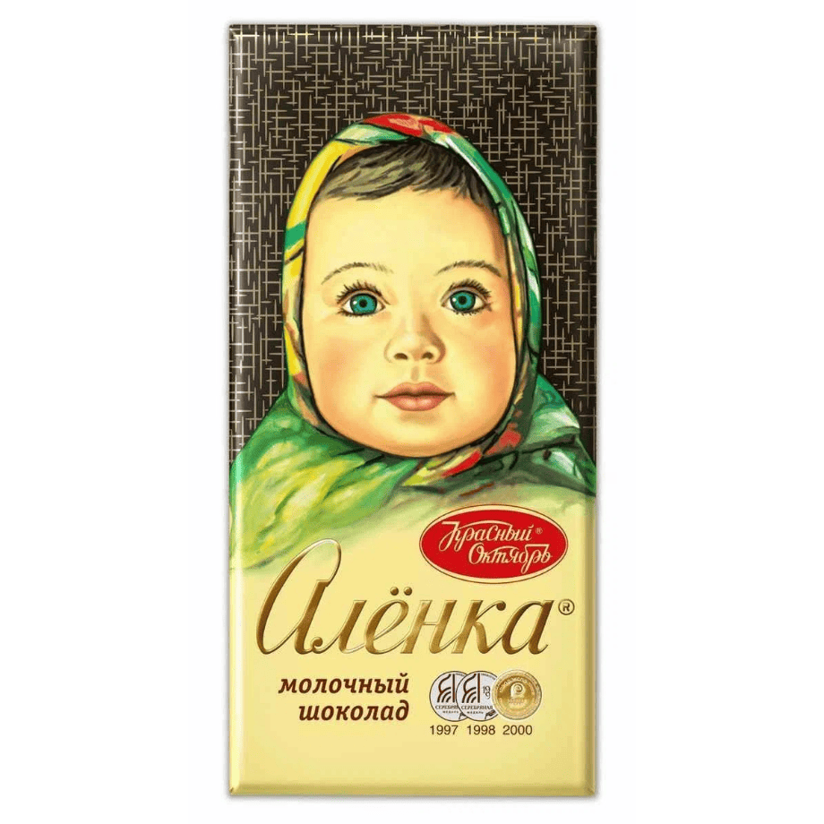 Шоколад молочный "Алёнка" 150г/20шт "Красный Октябрь"