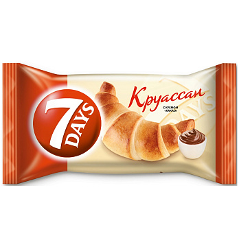 Круассаны "7DAYS" с кремом какао 65г/20шт Россия