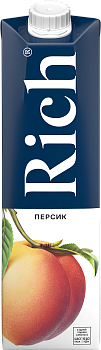 Сок "Рич" Персиковый 1л/12шт "Мултон" (ПУ)
