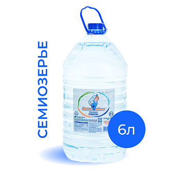 Вода питьевая "Веселый Водовоз" Premium (пэт) 6л/2шт Россия