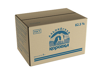 Масло раст/сливочный (Монолит) Спред "Альпийская коровка" Гост 82,5% 1/5кг МК "Озерецкий"
