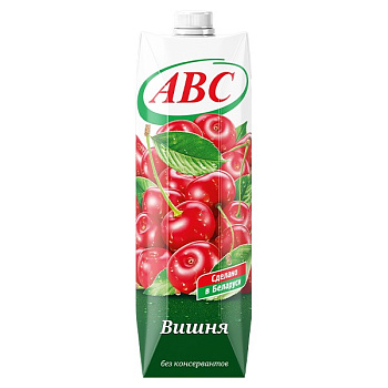 Нектар Вишневый "АВС" 1л/12шт Беларусь (ПУ)