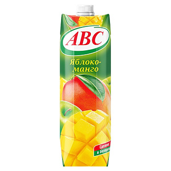 Нектар Яблочно-манговый "АВС" 1л/12шт Беларусь (П/У)