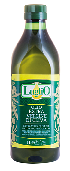 Оливковое масло "Luglio" Extra virgin нераф.(пэт) 1л/12шт Италия 