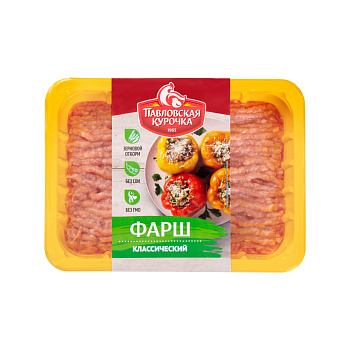 Фарш Куриный (замороженный на подложке) 1/1кг ПФ "Павловская" 