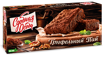 Пирог Трюфельный Пай шоколад 380г/6шт "Черемушки" г.Москва