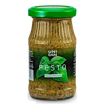 Соус "UNI DAN" Песто (ст/тв) 200г/10шт "Бастион"