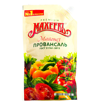 Майонез "Махеевъ" Провансаль 50,5% (с дозат) 380г/20шт Россия