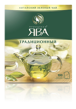 Чай зеленый "Принцесса Ява" традиционный (с/н) 100пак/18шт "Орими"