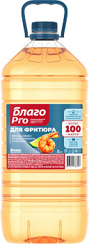 Масло фритюрное "Благо" PRO рафинир/дез.5л/3шт Россия