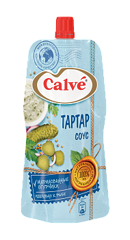 Соус "Кальве" Тартар (дой-пак) Гост 230г/28шт Россия