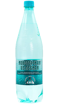 Вода лечебно-столовая "Новотерская целебная" газированная (пэт) 1,5л/6шт Россия