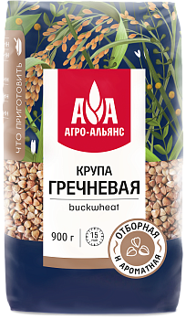 Греча ядрица "Агро-Альянс" Гост 800г/12шт Россия
