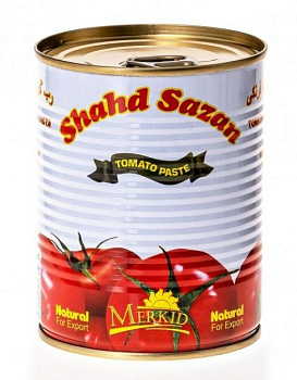 Томатная паста "Shahd Sazan" 28% (ж/б) 380г/12шт "Меркид"