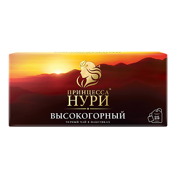 Чай черный "Принцесса Нури" Высокогорный (с/н) 25пак/18шт "Орими"