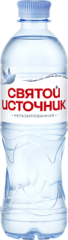 Вода питьевая "Святой Источник" не/газ (пэт) 0,5л/12шт Россия