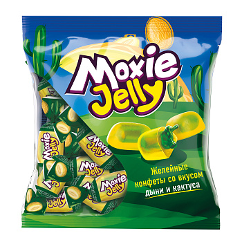 Конфеты желейные "Moxie Jelly" вкус дыни и кактуса 500г/12шт "КДВ Яшкино"