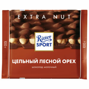 Шоколад темный "Риттер Спорт" цельный миндаль 100г/11шт Германия
