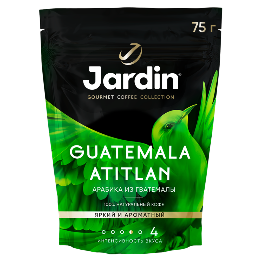 Кофе растворимый "Жардин" Guatemala Atitlan №4 (пакет) 75г/12шт "Орими"
