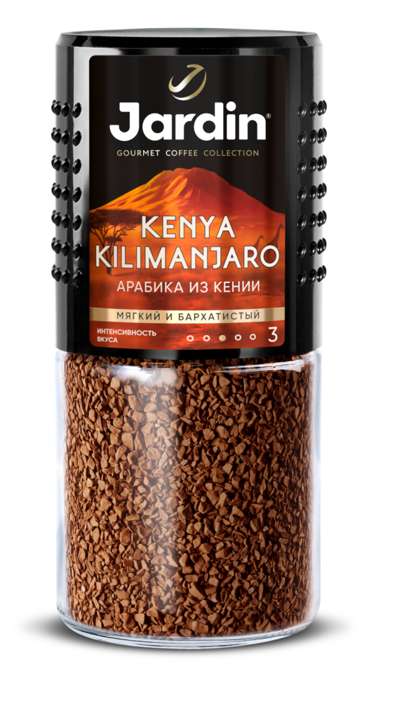 Кофе растворимый "Жардин" Kenya Kilimanjaro №3 (ст/б) 95г/12шт "Орими"