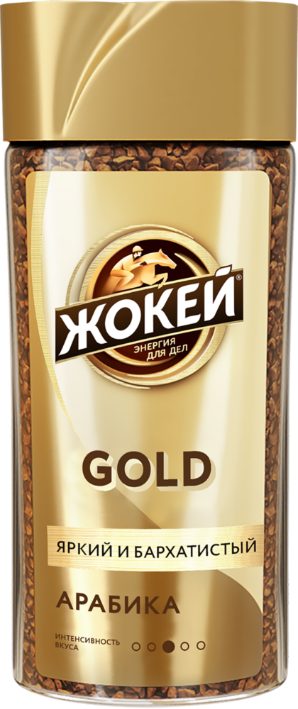 Кофе растворимый "Жокей" Арабика Голд (ст/б) 95г/12шт "Орими"