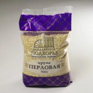 Перловая крупа "Подворье" 900г/15шт Россия