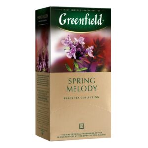 Чай черный "Гринфилд" Спринг Мелоди с чебрецом (с/н) 25пак/10шт "Орими"