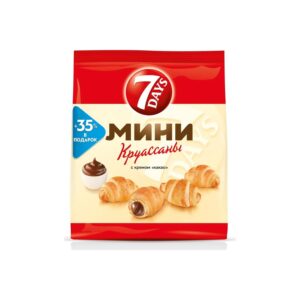 Мини-Круассан "7DAYS" с кремом какао 300г/10шт