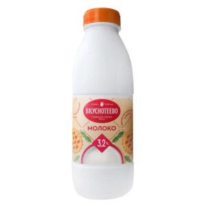 Молоко "Вкуснотеево" ультрапастер.3,2% (пэт) 0,9л/6шт "Молвест"