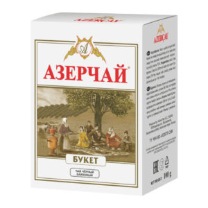 Чай черный "Азерчай" Букет листовой 100г/30шт "Кубань-Ти"