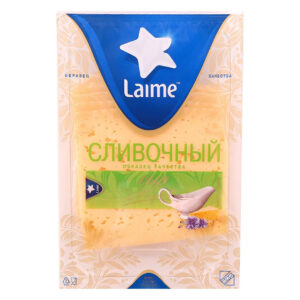 Сливочный сыр 50% Лайм (нарезка) 125г/12шт "ПиР-ПАК" Россия
