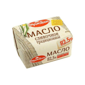 Масло сливочное "Вкуснотеево" Традиционное Гост 82,5% 200г/12шт Россия