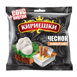 Сухарики "Кириешки" Чеснок с сырным соусом 60г/30шт "КДВ"