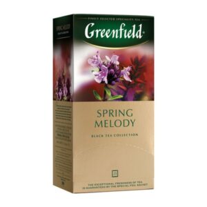 Чай черный "Гринфилд" Спринг Мелоди с чебрецом (с/н) 100 пак/9шт "Орими"