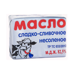 Масло сладко-сливочное "Аура" Гост 82,5% 450г/6шт Россия