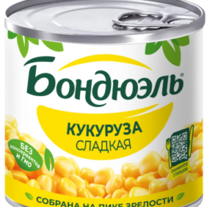 Кукуруза сладкая "Бондюэль" (с/ключ) 170г/12шт Россия