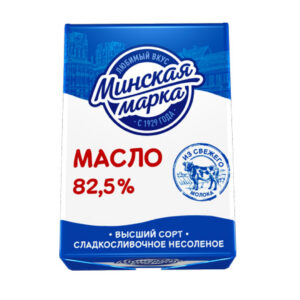 Масло сладко-сливочное "Минская Марка" 82,5% 180г/20шт Беларусь