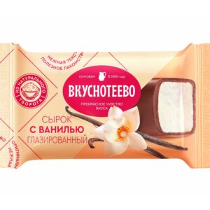 Сырок "Вкуснотеево" с Ванилью 16% 40г/12шт "Молвест"