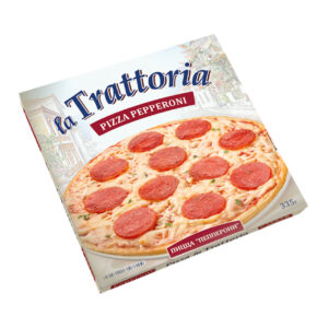 Пицца "La Trattoria" Пепперони 335г/5шт "Морозко"