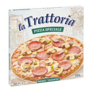 Пицца "La Trattoria" Ассорти 335г/5шт "Морозко"