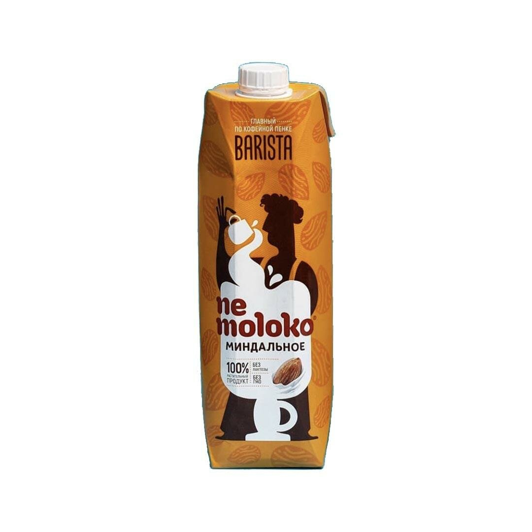 Купить молоко 1 л. Миндальное немолоко бариста. "Nemoloko" напиток миндальный 1л. Напиток Nemoloko Barista/бариста миндаль 1л. Напиток миндальный Nemoloko Barista состав.