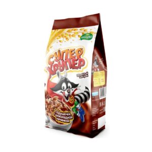 Сухой завтрак -Подушечки Шоколадные "Супер Хрупер" 180г/16шт "Кунцево"
