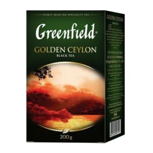 Чай черный "Гринфилд" Голден Цейлон листовой 200г/10шт "Орими"