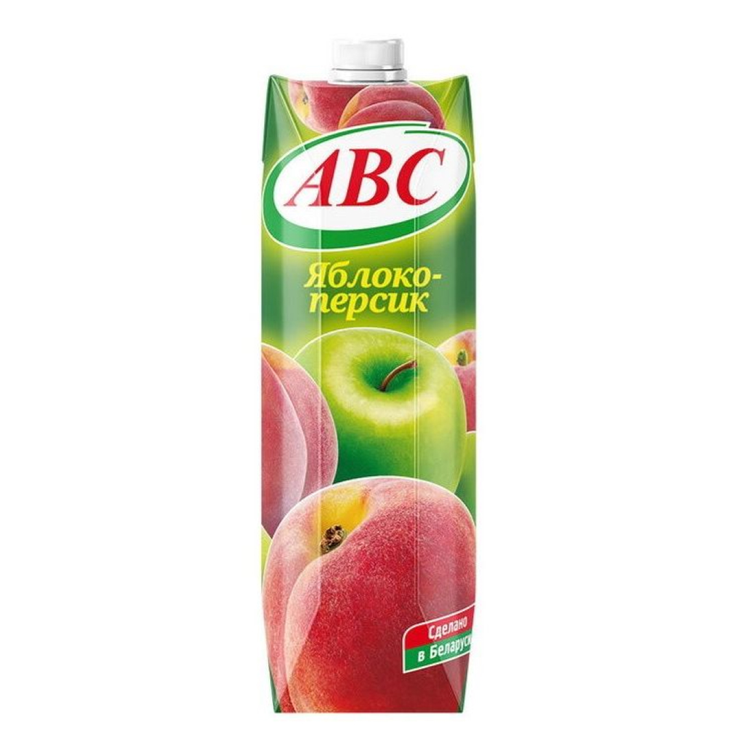 Нектар содержит. Нектар ABC персик 1л. Сок нектар яблочно-персиковый АВС 1л. Нектар АВС яблочный 1л. Нектар АВС яблочно-персиковый.