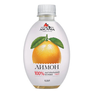 Аскания -Лимон лимонад (пл/бут) 0,33л/6шт г.Минер.Воды