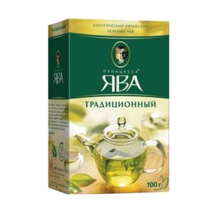 Чай зеленый "Принцесса Ява" традиционный листовой 100г/15шт "Орими"