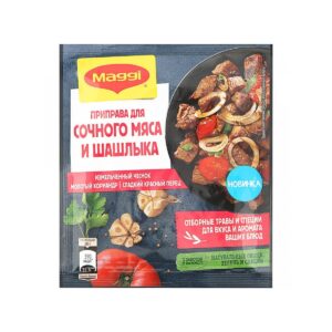 Приправа "Магги" для сочного мяса и шашлыка 20г/16шт Россия**
