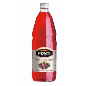 Уксус винный "PONTI" красный 6% (пл/бут) 1л/12шт Италия **