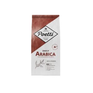 Кофе в зернах Poetti 100% Arabica (пакет) 1кг/4шт